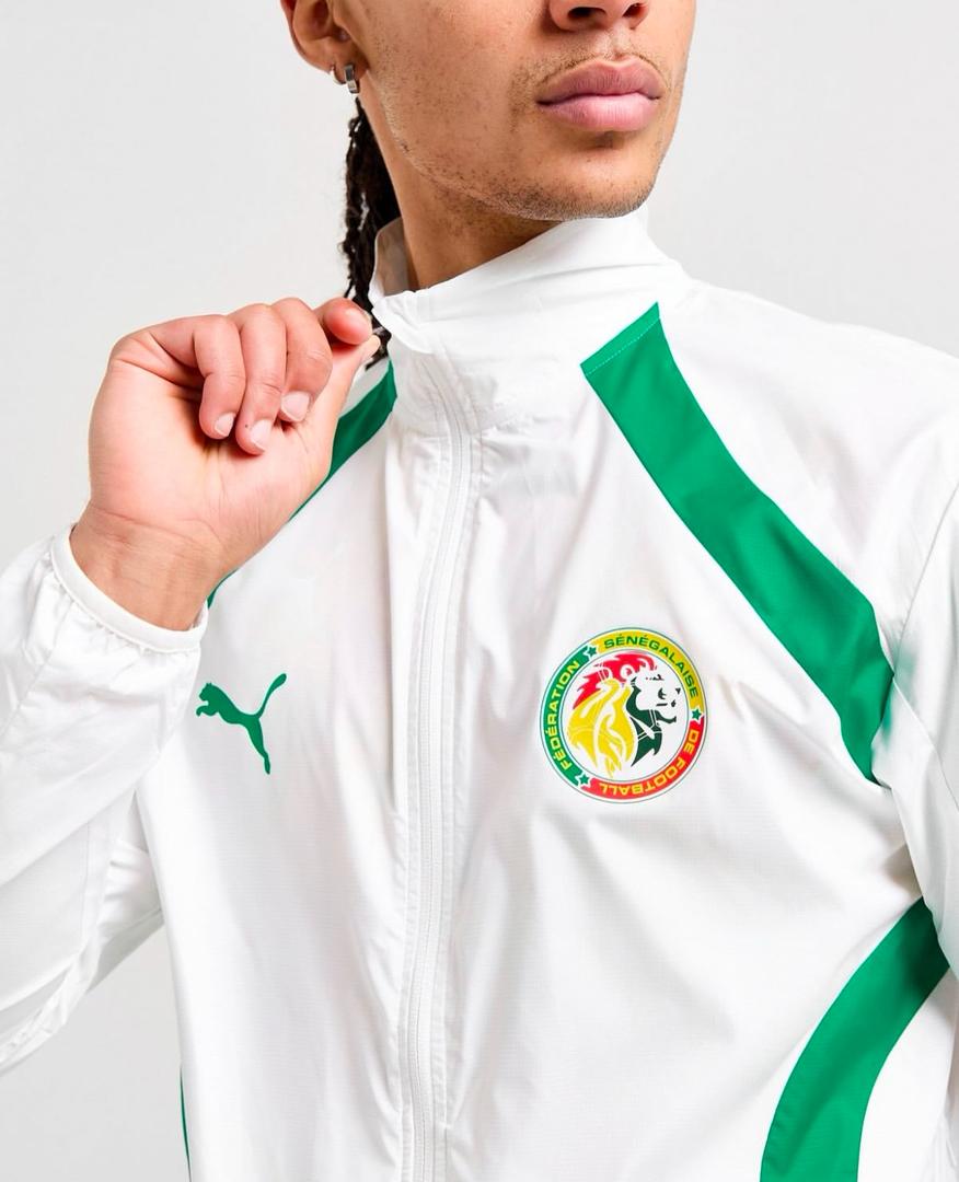 veste officielle puma de la fédération sénégalaise de football – style, confort et fierté nationale.