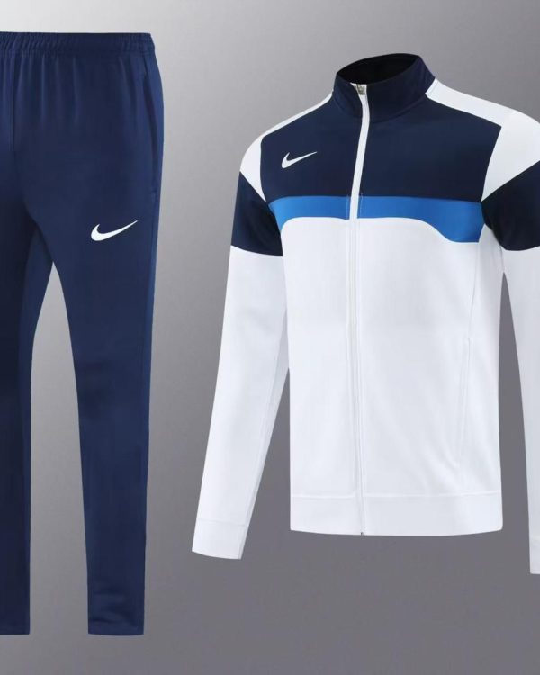 tenue nike blanc & bleu – ensemble sport homme Élégant
