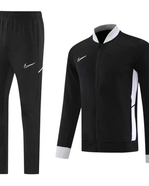 tenue nike noir & blanc – ensemble sport zippe homme