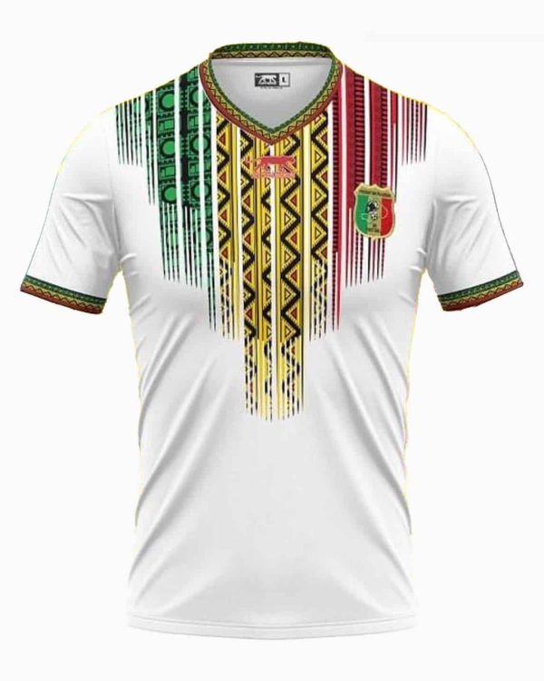 maillot africain traditionnel blanc – motifs wax & inspiration culturelle