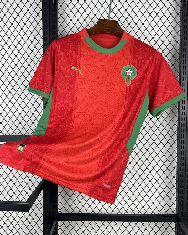 maillot maroc domicile 2024/2025 puma lions de l'atlas dakar