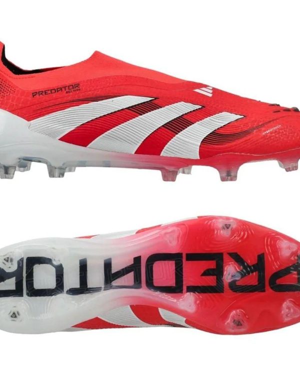 adidas predator edge fg – chaussures de football rouge performance