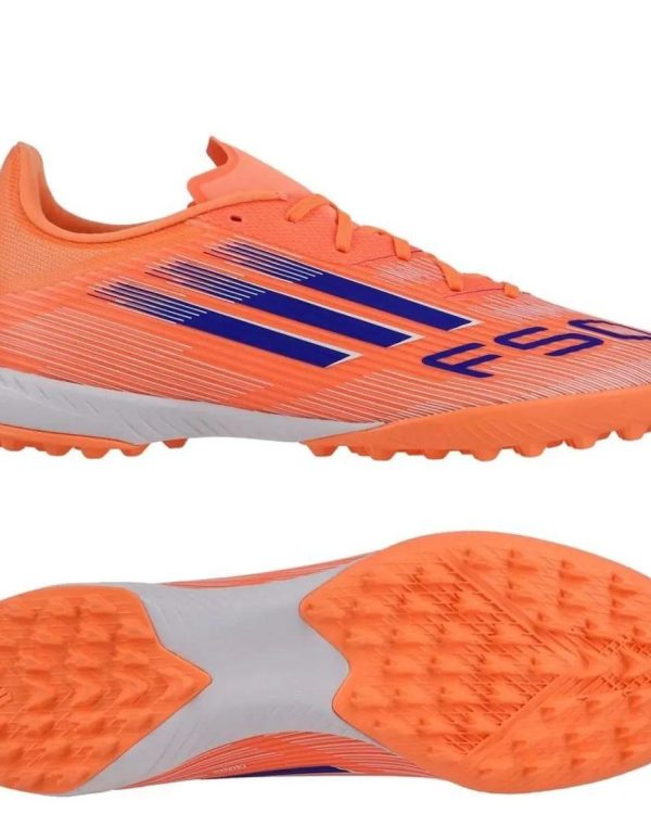 chaussures de football x speed tf – orange/bleu – semelle turf haute traction