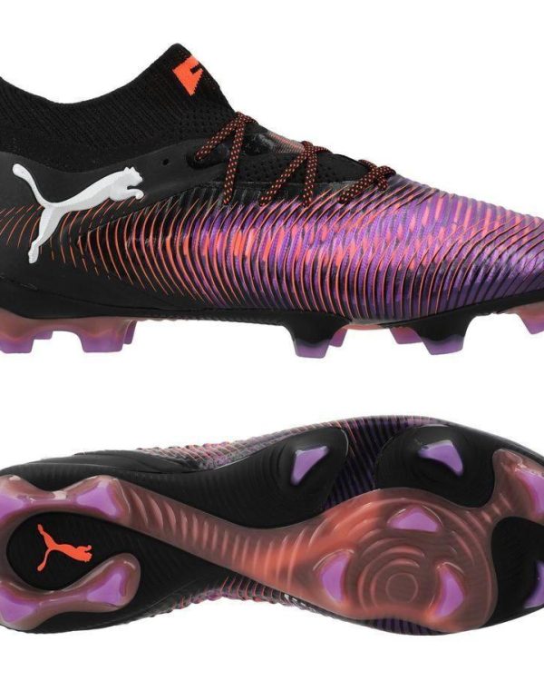 chaussures de football puma future noir/violet fg – crampons terrain sec homme – sénégal
