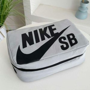 sac à chaussures nike sb shoebox bag – sacoche de transport sneakers – gris/noir