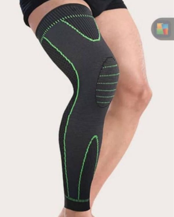 genouillère de compression longue (full leg) – protection & récupération musculaire – livraison dakar & sénégal