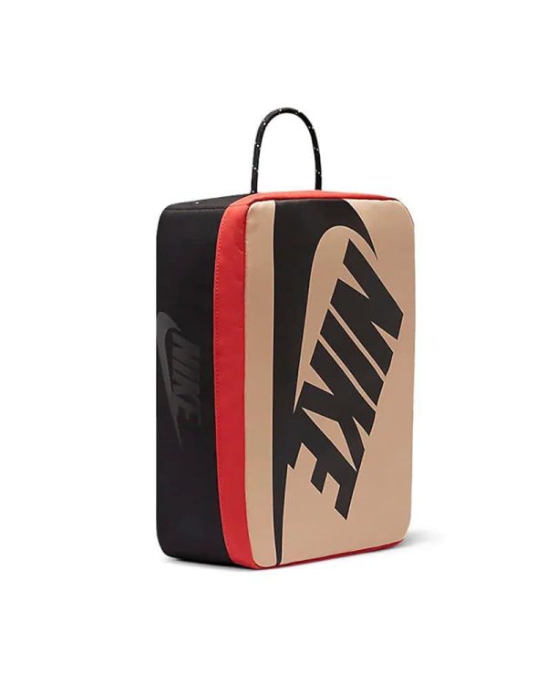 sac nike shoebox bag orange & beige rangement sneakers dakar
