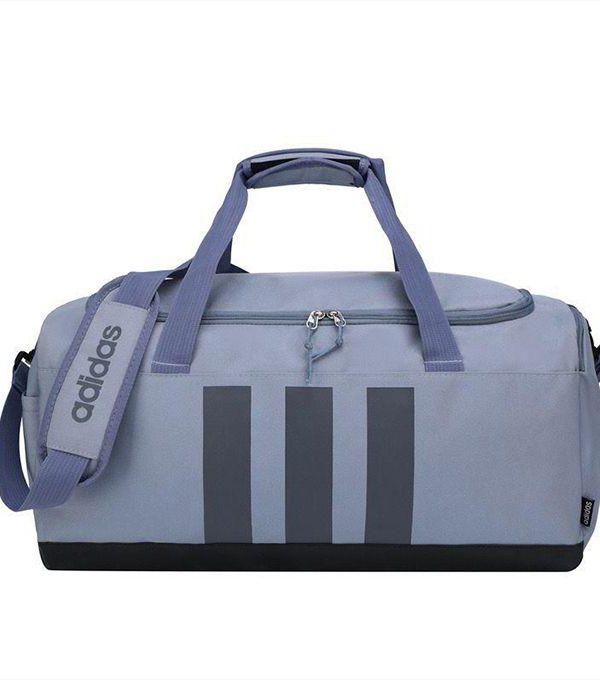 sac de sport adidas 3 stripes gris bleu sac duffle entraînement dakar