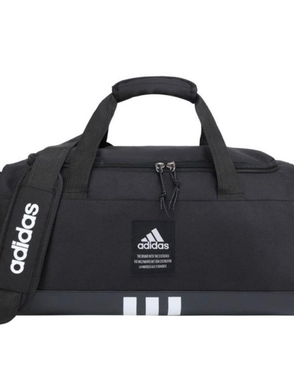 sac de sport adidas 3 stripes duffel noir & blanc dakar