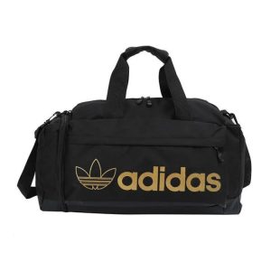 sac de sport adidas originals noir & or sac duffle luxe dakar