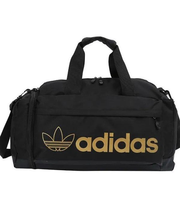 sac de sport adidas originals noir & or sac duffle luxe dakar