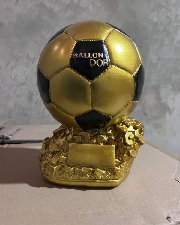 trophée ballon d'or "elite" or & noir récompense meilleur joueur – livraison dakar