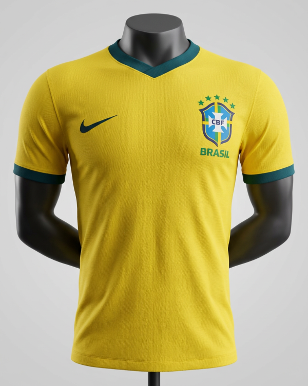 nouveau maillot brésil domicile 2026 – version player – livraison partout au sénégal