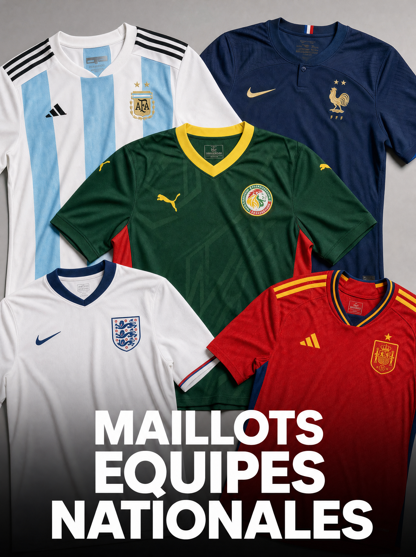 Maillots équipes nationales